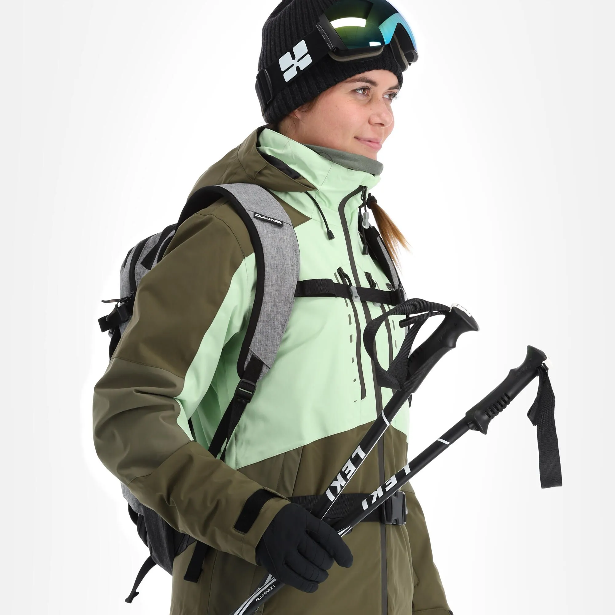 Rehall, Elly-R Veste De Ski Femmes Pastel Vert 6 Rehall, Elly-R Veste De Ski Femmes Pastel Vert – Image 4