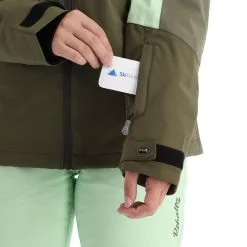 Rehall, Elly-R Veste De Ski Femmes Pastel Vert 18 Rehall, Elly-R Veste De Ski Femmes Pastel Vert -ColourWear Soldes rehall elly r aa jas gevoerd dames pastel groen 22rehal138v2 BI 08