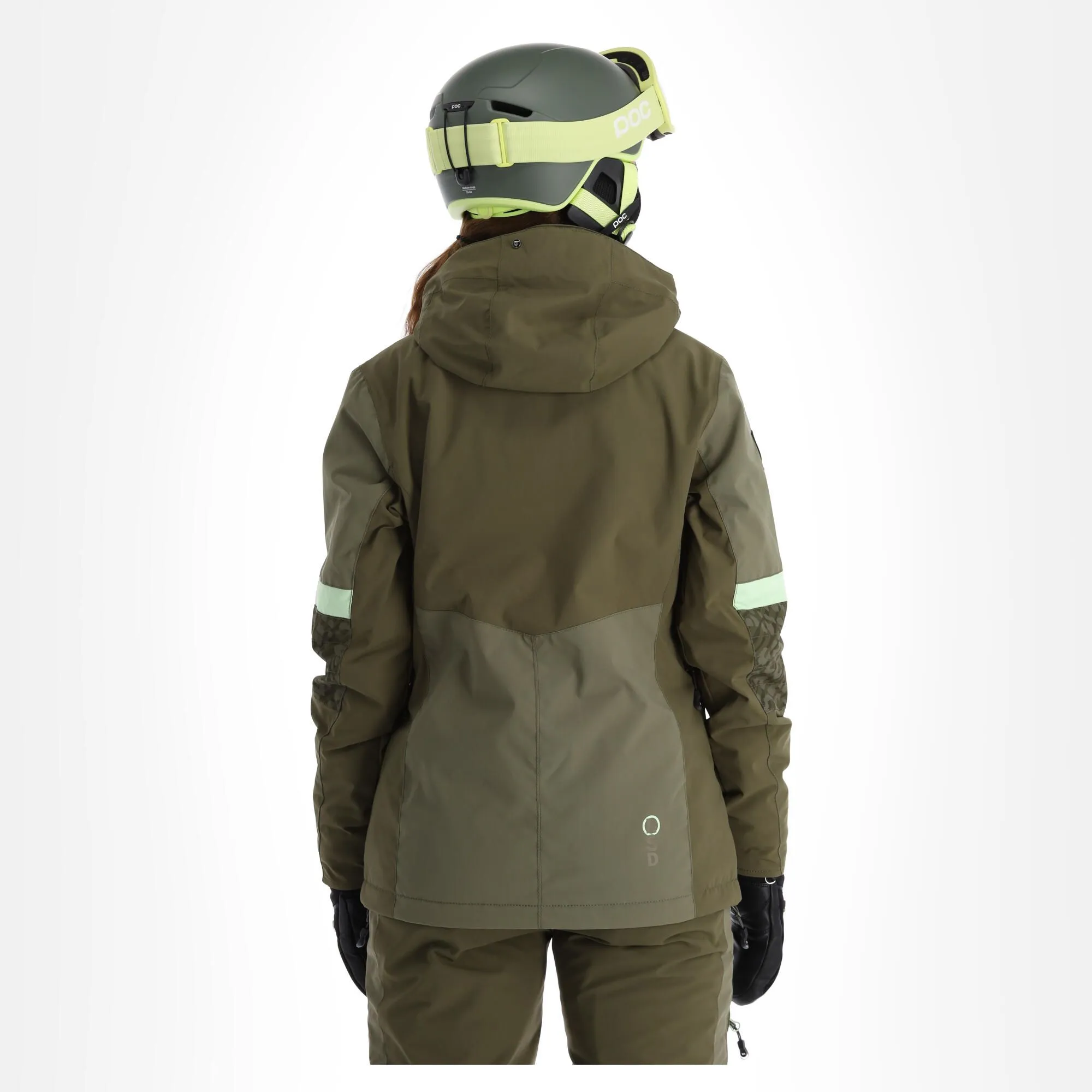 Rehall, Evy-R Veste De Ski Femmes Dusty Olive Vert 4 Rehall, Evy-R Veste De Ski Femmes Dusty Olive Vert – Image 2