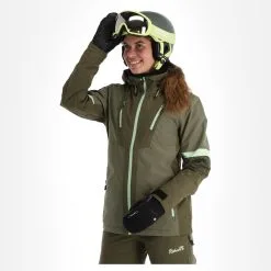 Rehall, Evy-R Veste De Ski Femmes Dusty Olive Vert 14 Rehall, Evy-R Veste De Ski Femmes Dusty Olive Vert -ColourWear Soldes rehall evy r aa jas gevoerd dames dusty olive groen 22rehal139v1 BI 04
