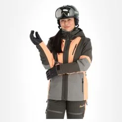 Rehall, Evy-R Veste De Ski Femmes Gunmetal Gris -ColourWear Soldes rehall evy r aa jas gevoerd dames gunmetal grijs 22rehal139v4 BI 04