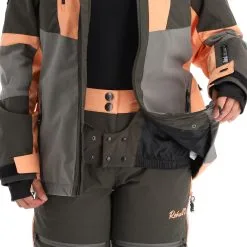 Rehall, Evy-R Veste De Ski Femmes Gunmetal Gris -ColourWear Soldes rehall evy r aa jas gevoerd dames gunmetal grijs 22rehal139v4 BI 07