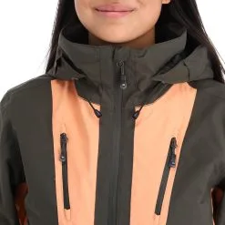 Rehall, Evy-R Veste De Ski Femmes Gunmetal Gris -ColourWear Soldes rehall evy r aa jas gevoerd dames gunmetal grijs 22rehal139v4 BI 10