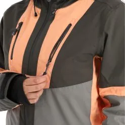 Rehall, Evy-R Veste De Ski Femmes Gunmetal Gris -ColourWear Soldes rehall evy r aa jas gevoerd dames gunmetal grijs 22rehal139v4 BI 11