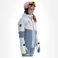 Rehall, Evy-R Veste De Ski Femmes Ice Bleu 14 Rehall, Evy-R Veste De Ski Femmes Ice Bleu -ColourWear Soldes rehall evy r aa jas gevoerd dames ice blauw 22rehal139v2 BI 04