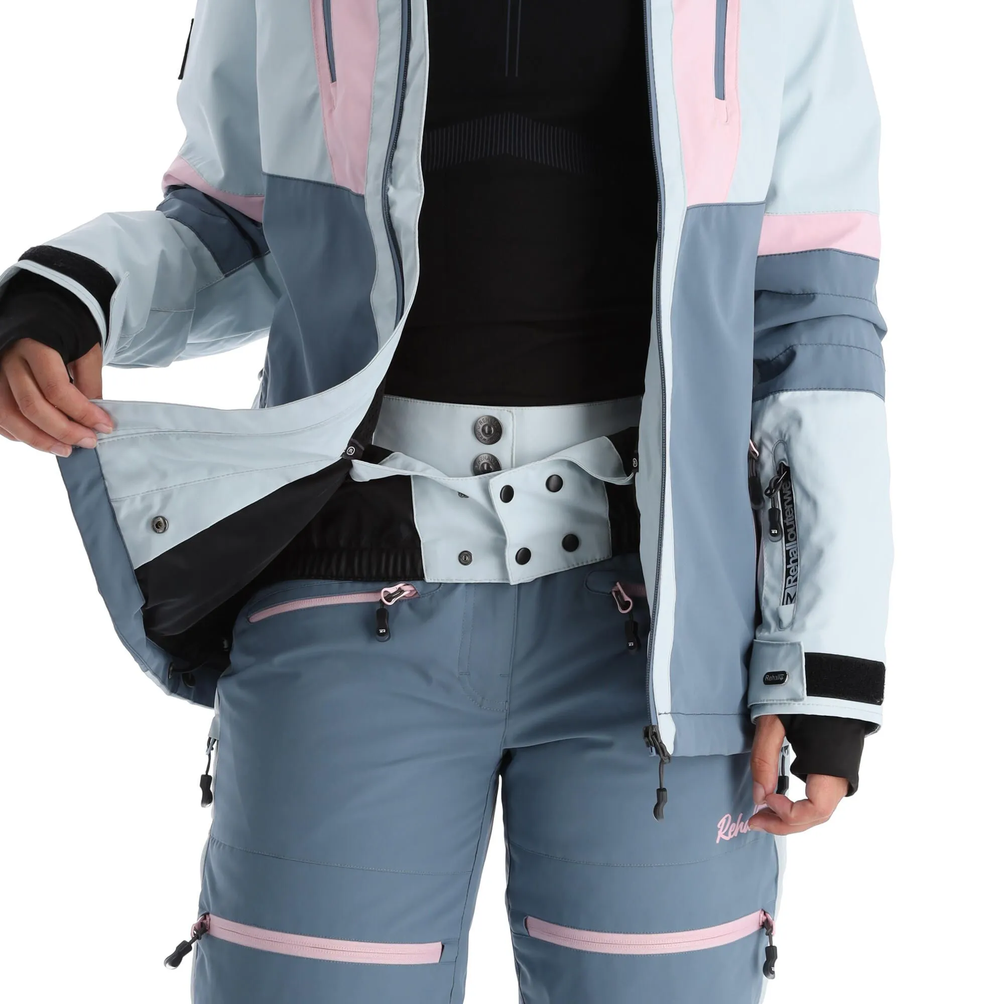 Rehall, Evy-R Veste De Ski Femmes Ice Bleu 10 Rehall, Evy-R Veste De Ski Femmes Ice Bleu – Image 8