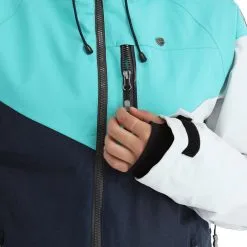 Rehall, June-R Veste De Ski Femmes Aqua Bleu -ColourWear Soldes rehall june r aa jas gevoerd dames aqua blauw 22rehal141v1 BI 09