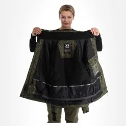 Rehall, Kiki-R Veste De Ski Femmes Dusty Panther Vert -ColourWear Soldes rehall kiki r aa jas gevoerd dames dusty panther groen 22rehal142v2 BI 06