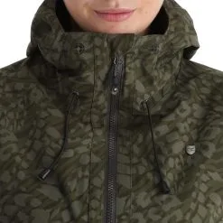 Rehall, Kiki-R Veste De Ski Femmes Dusty Panther Vert -ColourWear Soldes rehall kiki r aa jas gevoerd dames dusty panther groen 22rehal142v2 BI 07