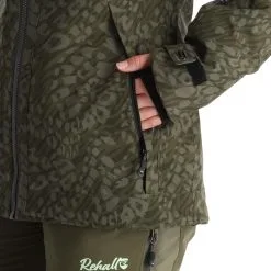 Rehall, Kiki-R Veste De Ski Femmes Dusty Panther Vert -ColourWear Soldes rehall kiki r aa jas gevoerd dames dusty panther groen 22rehal142v2 BI 11