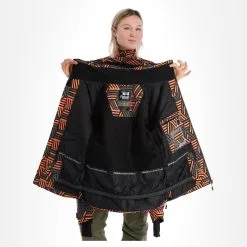 Rehall, Kiki-R Veste De Ski Femmes Gunmetal Blocks Gris -ColourWear Soldes rehall kiki r aa jas gevoerd dames gunmetal blocks grijs 22rehal142v4 BI 06