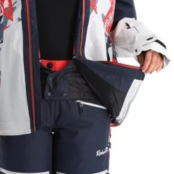 Rehall, Kiki-R Veste De Ski Femmes Jeans Bleu -ColourWear Soldes rehall kiki r aa jas gevoerd dames jeans blauw 22rehal142v5 BI 07