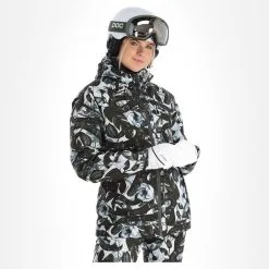 Rehall, Kiki-R Veste De Ski Femmes Snake Bleu -ColourWear Soldes rehall kiki r aa jas gevoerd dames snake blauw 22rehal142v3 BI 04