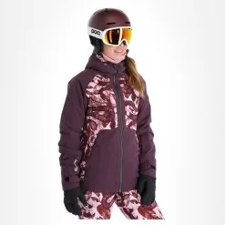 Rehall, Kiki-R Veste De Ski Femmes Snake Rose -ColourWear Soldes rehall kiki r aa jas gevoerd dames snake roze 22rehal142v1 BI 04