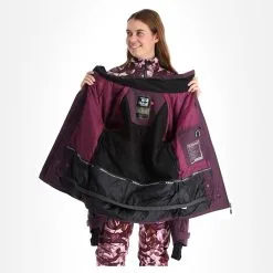 Rehall, Kiki-R Veste De Ski Femmes Snake Rose -ColourWear Soldes rehall kiki r aa jas gevoerd dames snake roze 22rehal142v1 BI 06