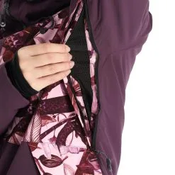 Rehall, Kiki-R Veste De Ski Femmes Snake Rose -ColourWear Soldes rehall kiki r aa jas gevoerd dames snake roze 22rehal142v1 BI 09