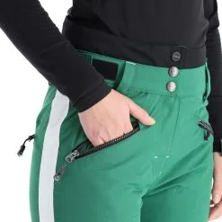 Rehall, Leila-R Pantalon De Ski Femmes Vert -ColourWear Soldes rehall leila r ba skibroek gevoerd dames groen BA21reh141b BI 05