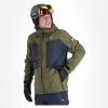 Rehall, Lord-R Veste De Ski Hommes Olive Night Vert -ColourWear Soldes rehall lord r aa jas gevoerd heren olive night groen 22rehal106v2 BI 02