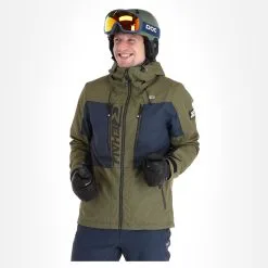 Rehall, Lord-R Veste De Ski Hommes Olive Night Vert -ColourWear Soldes rehall lord r aa jas gevoerd heren olive night groen 22rehal106v2 BI 04