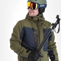 Rehall, Lord-R Veste De Ski Hommes Olive Night Vert -ColourWear Soldes rehall lord r aa jas gevoerd heren olive night groen 22rehal106v2 BI 05