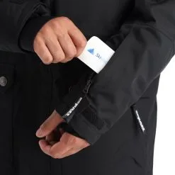 Rehall, Mason-R Veste De Ski Hommes Noir -ColourWear Soldes rehall mason r aa jas gevoerd heren zwart AA11reh106a BI 08