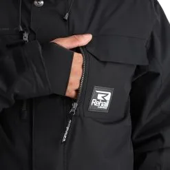 Rehall, Mason-R Veste De Ski Hommes Noir -ColourWear Soldes rehall mason r aa jas gevoerd heren zwart AA11reh106a BI 10