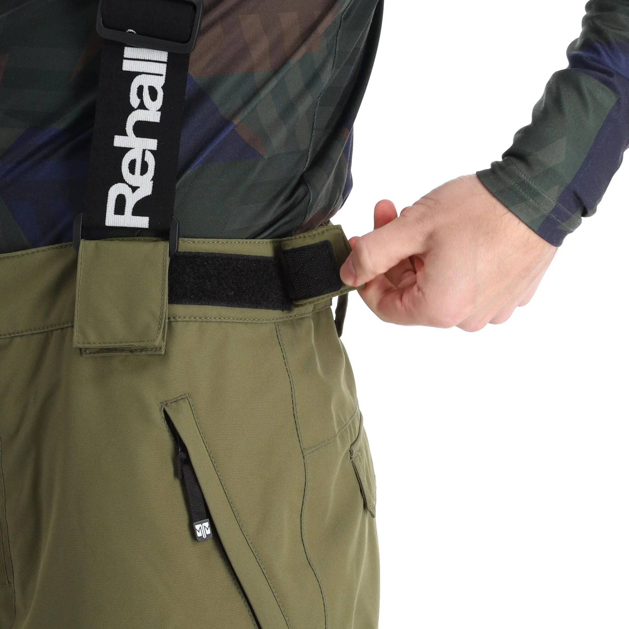 Rehall, Poker-R Pantalon De Ski Hommes Olive Night Vert 8 Rehall, Poker-R Pantalon De Ski Hommes Olive Night Vert – Image 6