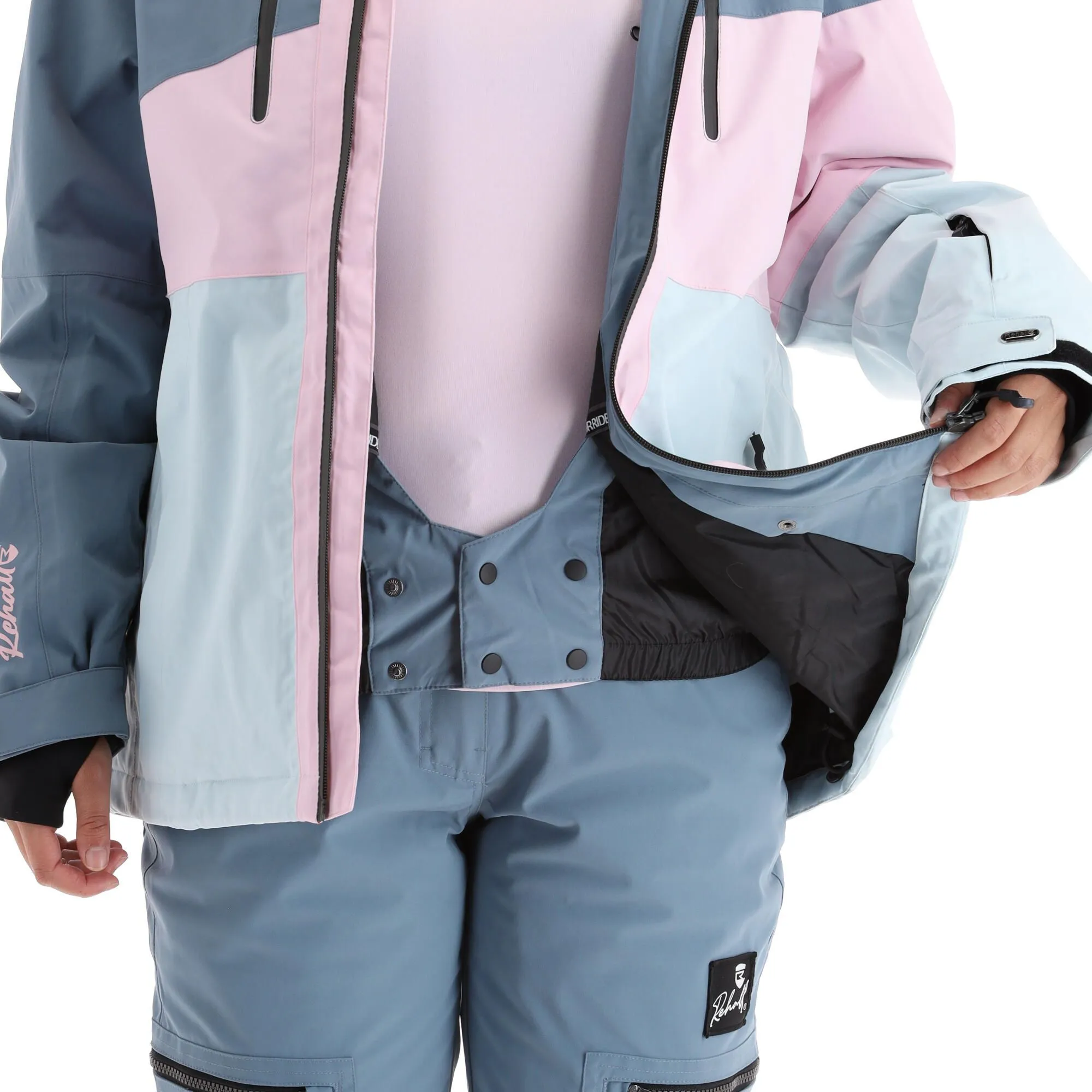 Rehall, Ricky-R Veste De Ski Femmes Bleu 8 Rehall, Ricky-R Veste De Ski Femmes Bleu – Image 6