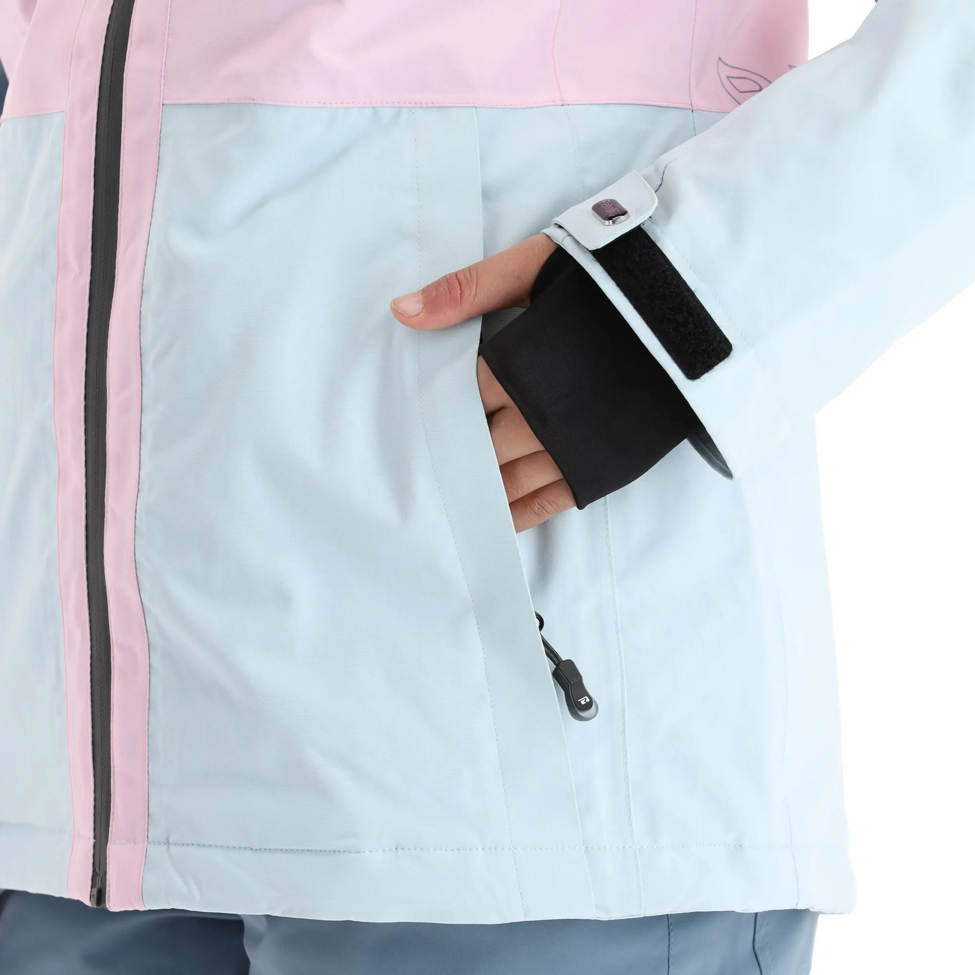 Rehall, Ricky-R Veste De Ski Femmes Bleu 11 Rehall, Ricky-R Veste De Ski Femmes Bleu – Image 9