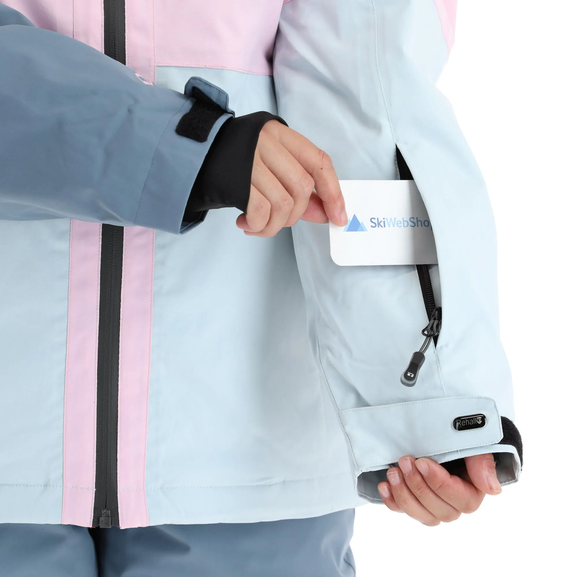 Rehall, Ricky-R Veste De Ski Femmes Bleu 12 Rehall, Ricky-R Veste De Ski Femmes Bleu – Image 10