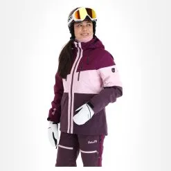Rehall, Ricky-R Veste De Ski Femmes Dark Violet 14 Rehall, Ricky-R Veste De Ski Femmes Dark Violet -ColourWear Soldes rehall ricky r aa jas gevoerd dames dark paars 22rehal140v5 BI 04