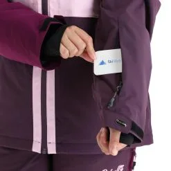 Rehall, Ricky-R Veste De Ski Femmes Dark Violet 18 Rehall, Ricky-R Veste De Ski Femmes Dark Violet -ColourWear Soldes rehall ricky r aa jas gevoerd dames dark paars 22rehal140v5 BI 08