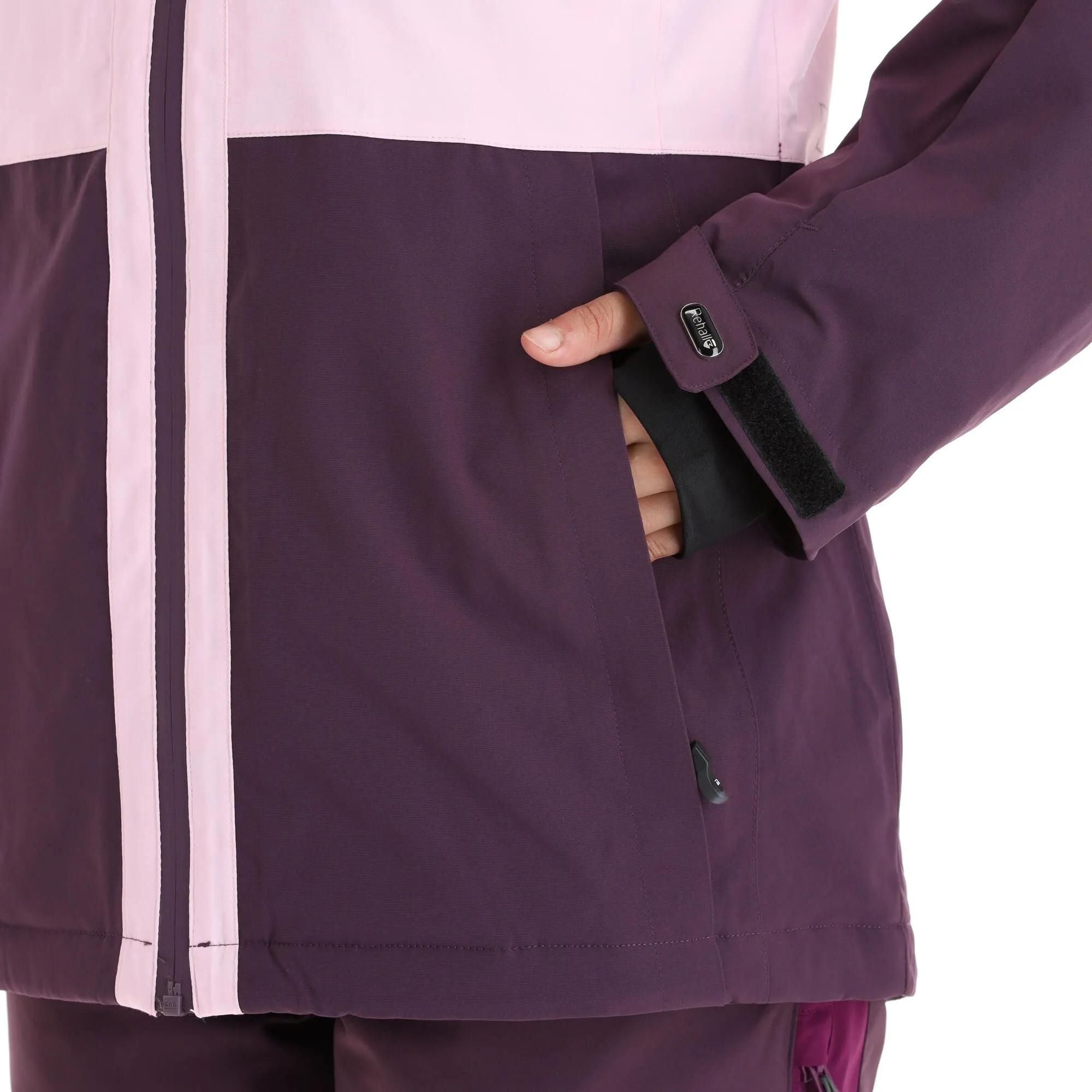 Rehall, Ricky-R Veste De Ski Femmes Dark Violet 11 Rehall, Ricky-R Veste De Ski Femmes Dark Violet – Image 9