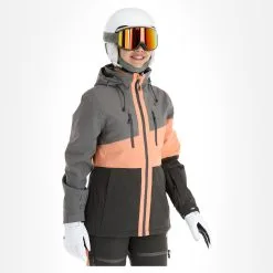 Rehall, Ricky-R Veste De Ski Femmes Gunmetal Gris 14 Rehall, Ricky-R Veste De Ski Femmes Gunmetal Gris -ColourWear Soldes rehall ricky r aa jas gevoerd dames gunmetal grijs 22rehal140v6 BI 04