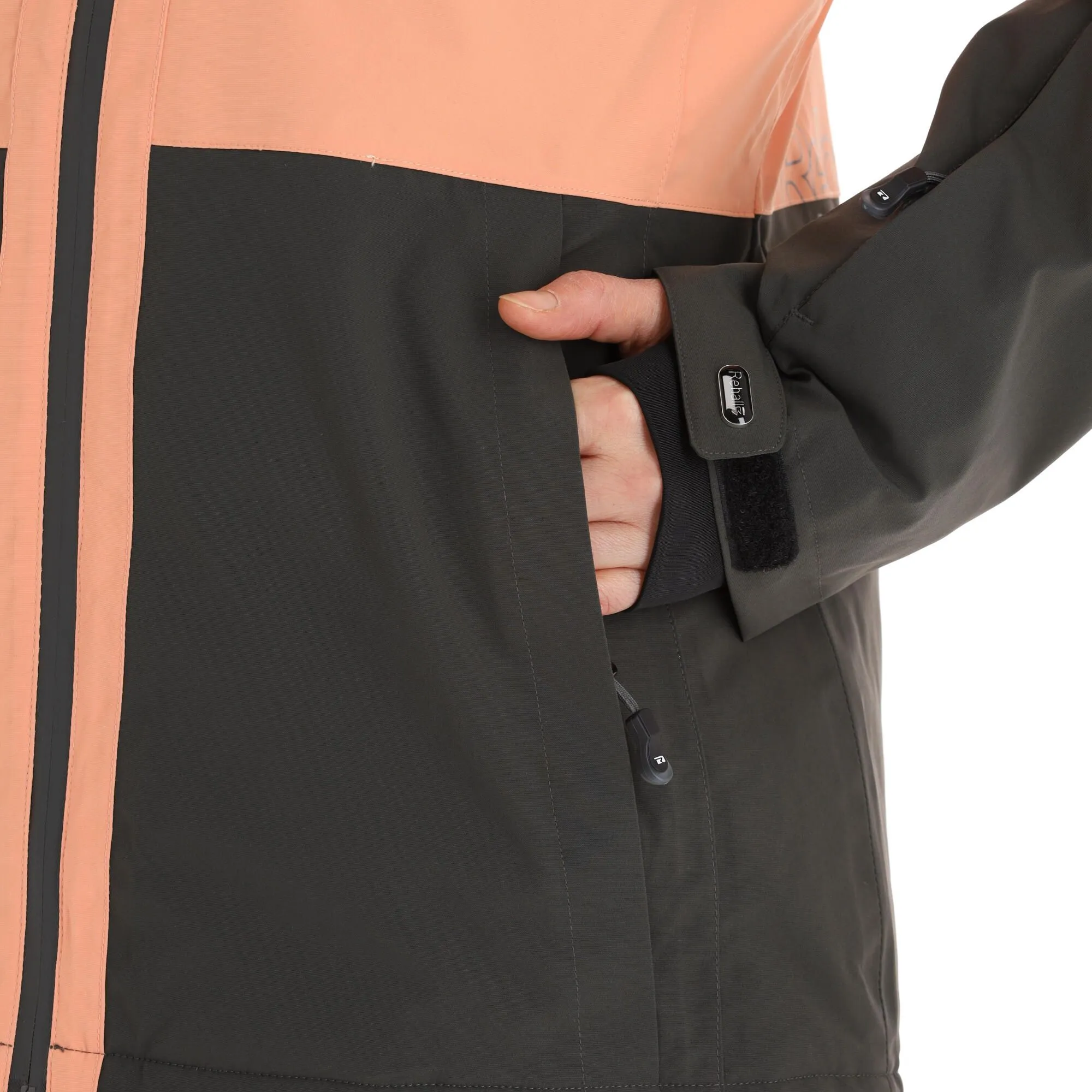 Rehall, Ricky-R Veste De Ski Femmes Gunmetal Gris 8 Rehall, Ricky-R Veste De Ski Femmes Gunmetal Gris – Image 6