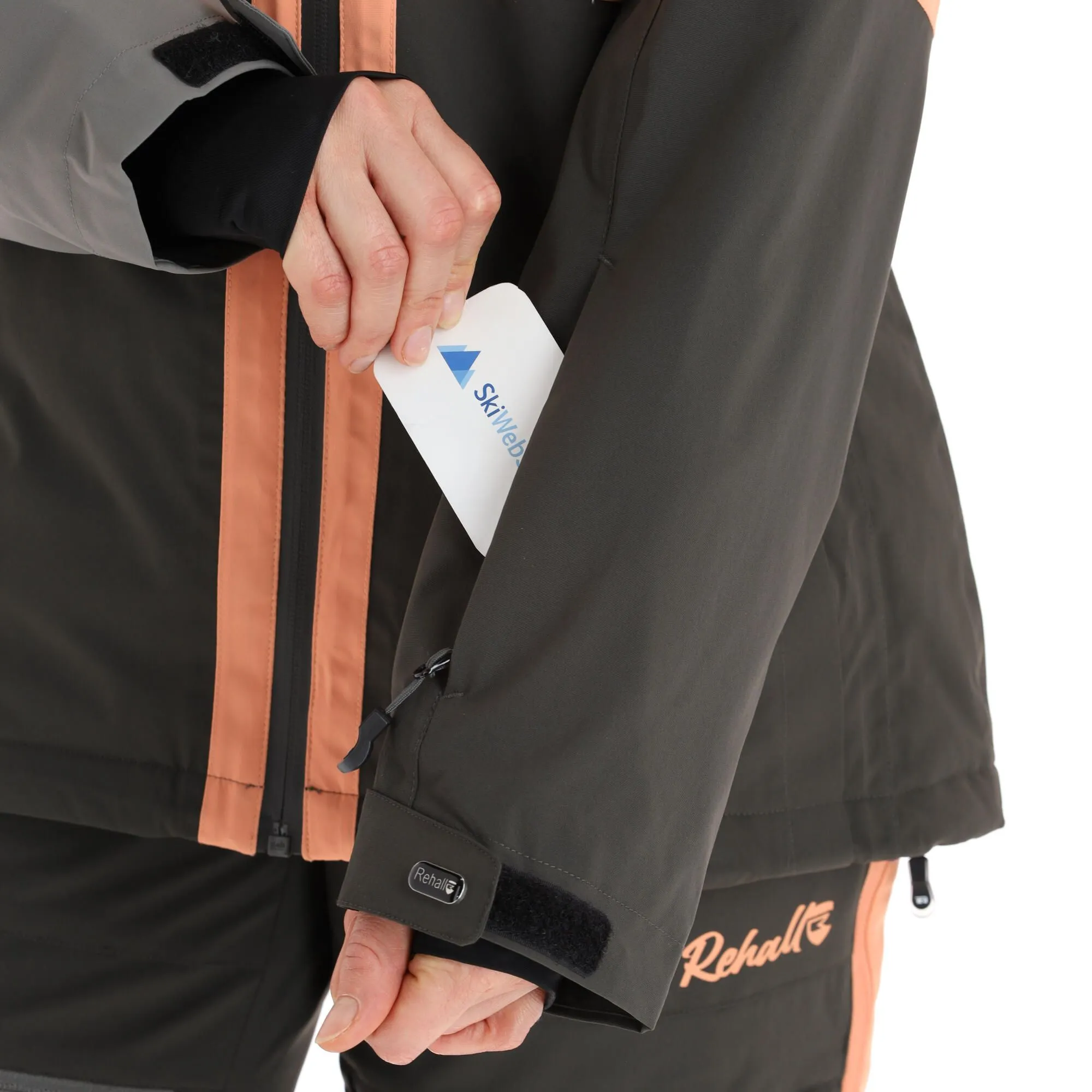 Rehall, Ricky-R Veste De Ski Femmes Gunmetal Gris 9 Rehall, Ricky-R Veste De Ski Femmes Gunmetal Gris – Image 7