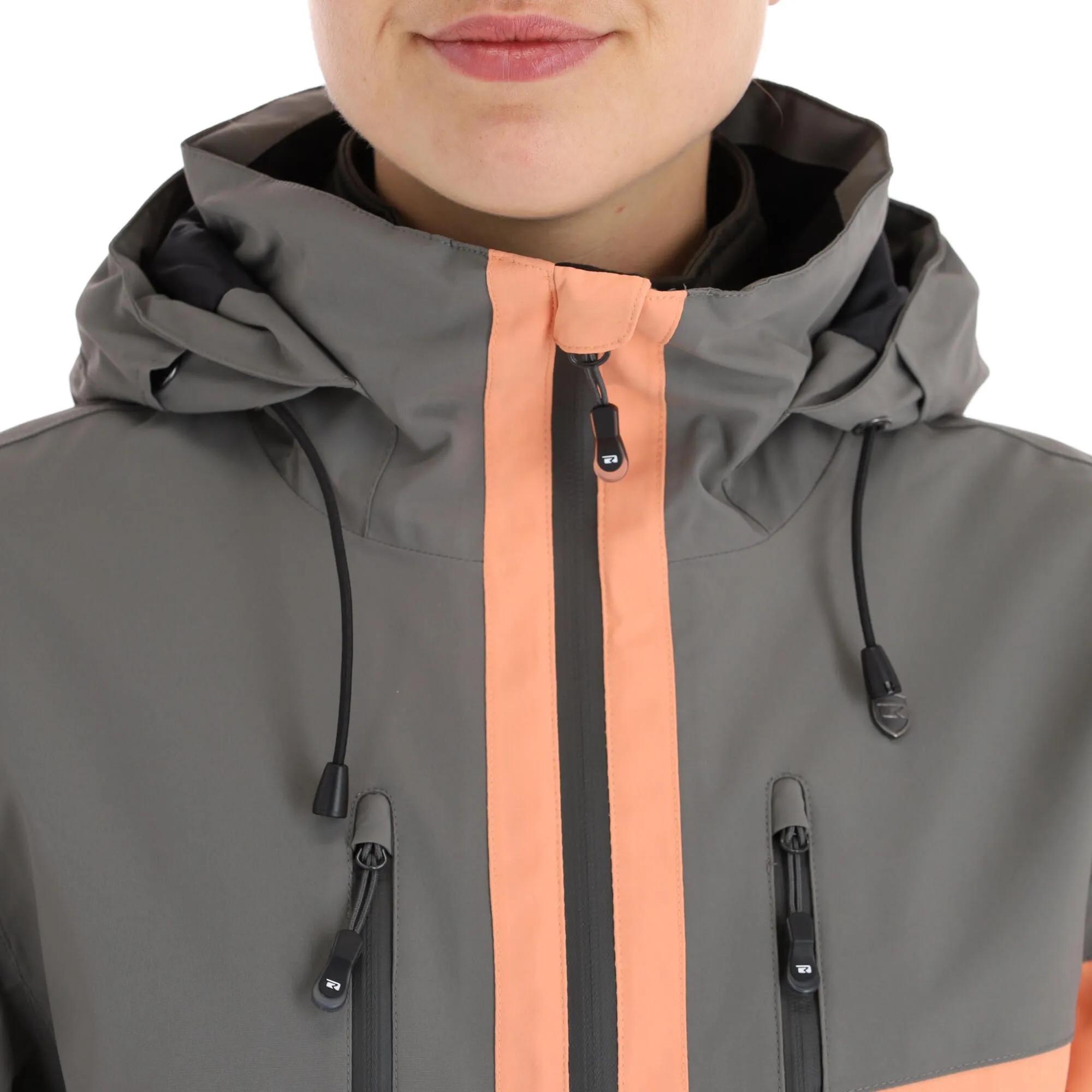 Rehall, Ricky-R Veste De Ski Femmes Gunmetal Gris 12 Rehall, Ricky-R Veste De Ski Femmes Gunmetal Gris – Image 10