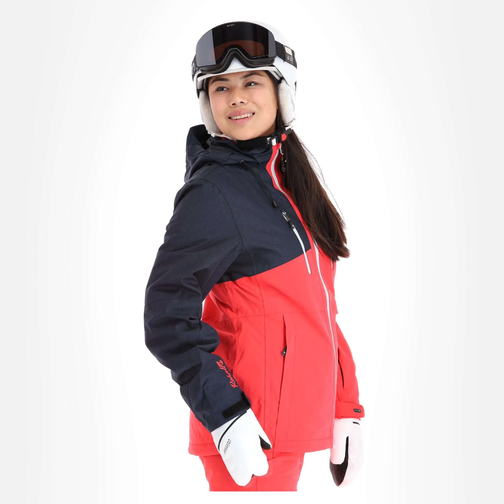 Rehall, Ricky-R Veste De Ski Femmes Jeans Bleu 5 Rehall, Ricky-R Veste De Ski Femmes Jeans Bleu – Image 3