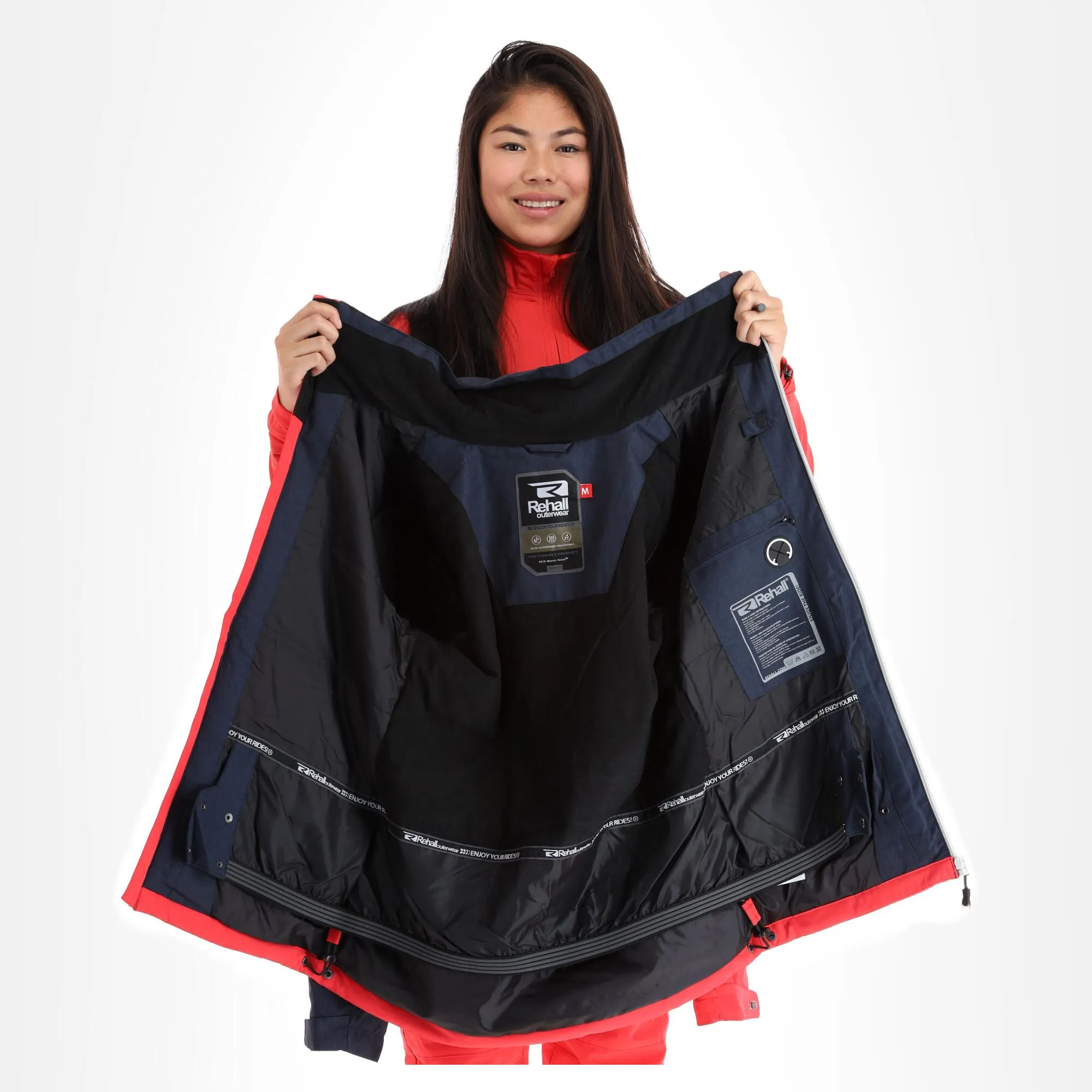 Rehall, Ricky-R Veste De Ski Femmes Jeans Bleu 7 Rehall, Ricky-R Veste De Ski Femmes Jeans Bleu – Image 5