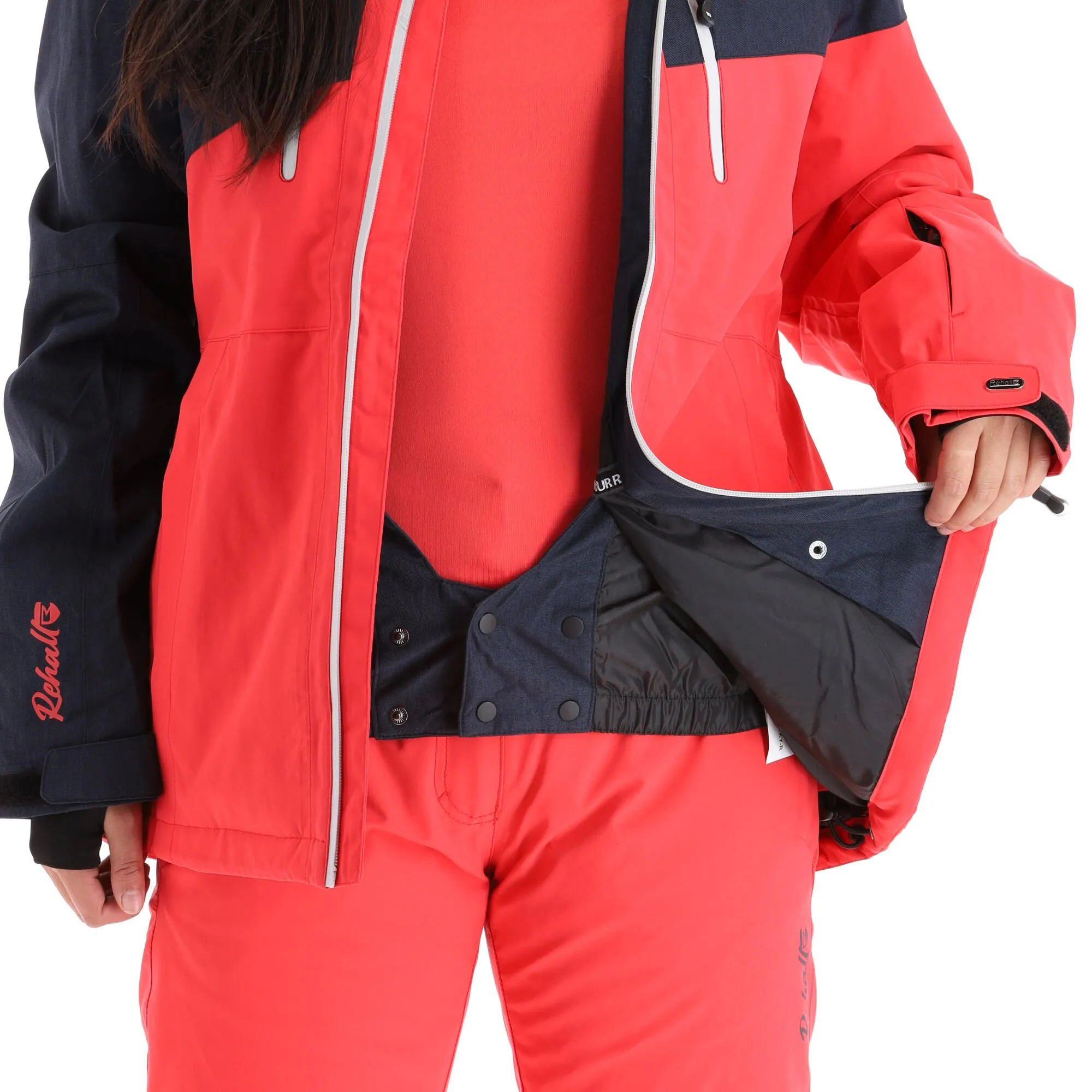Rehall, Ricky-R Veste De Ski Femmes Jeans Bleu 8 Rehall, Ricky-R Veste De Ski Femmes Jeans Bleu – Image 6