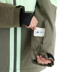 Rehall, Ricky-R Veste De Ski Femmes Olive Vert -ColourWear Soldes rehall ricky r aa jas gevoerd dames olive groen 22rehal140v1 BI 07