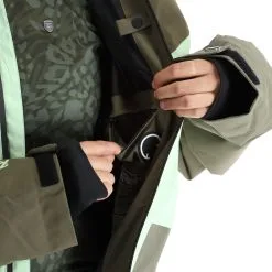 Rehall, Ricky-R Veste De Ski Femmes Olive Vert -ColourWear Soldes rehall ricky r aa jas gevoerd dames olive groen 22rehal140v1 BI 09