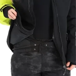 Rehall, Stormy-R Veste De Ski Femmes Lime Noir, Vert -ColourWear Soldes rehall stormy r ski jas dames lime groen zwart AA20reh031b BI 07