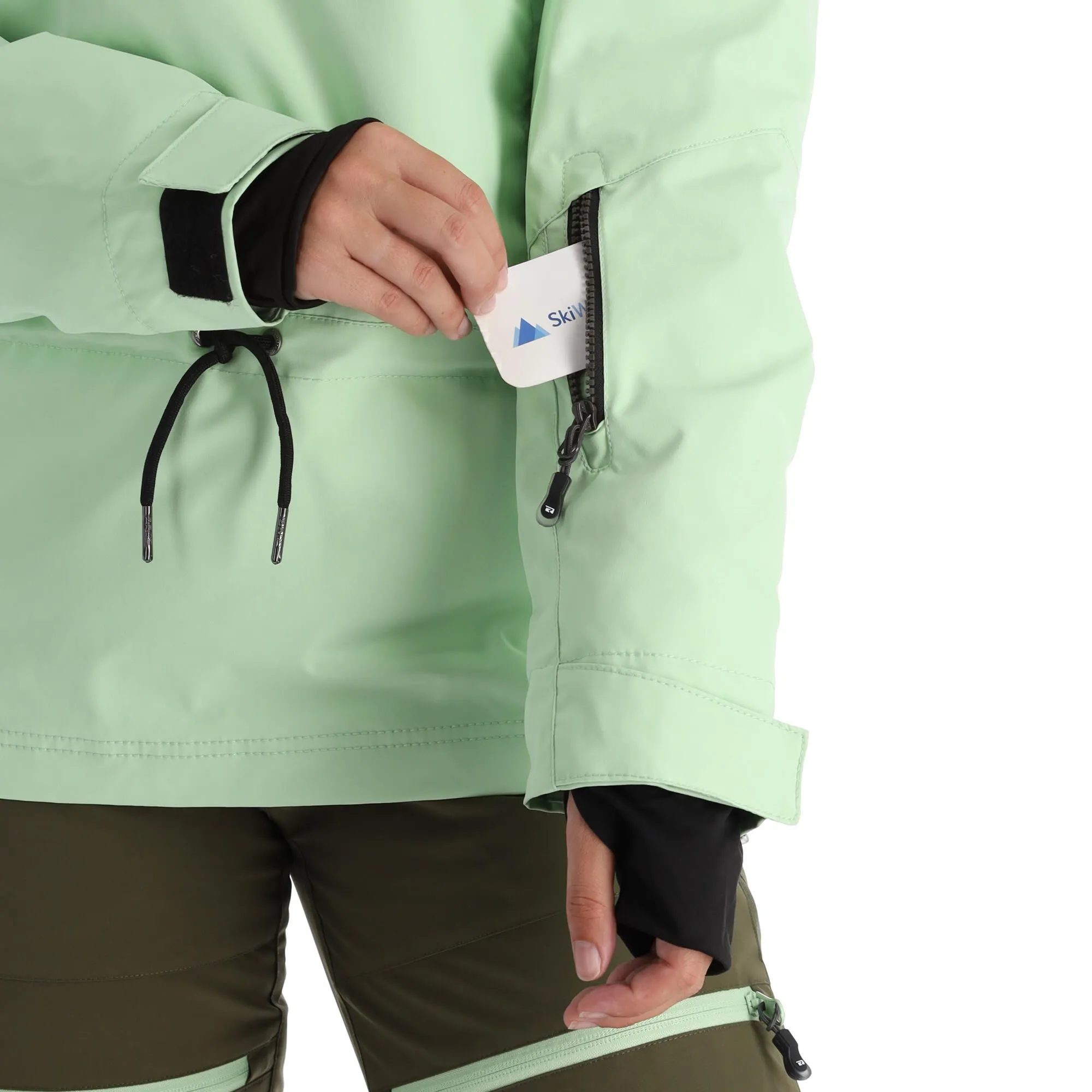 Rehall, Ziva-R Anorak D'hiver Femmes Pastel Vert 9 Rehall, Ziva-R Anorak D'hiver Femmes Pastel Vert – Image 7