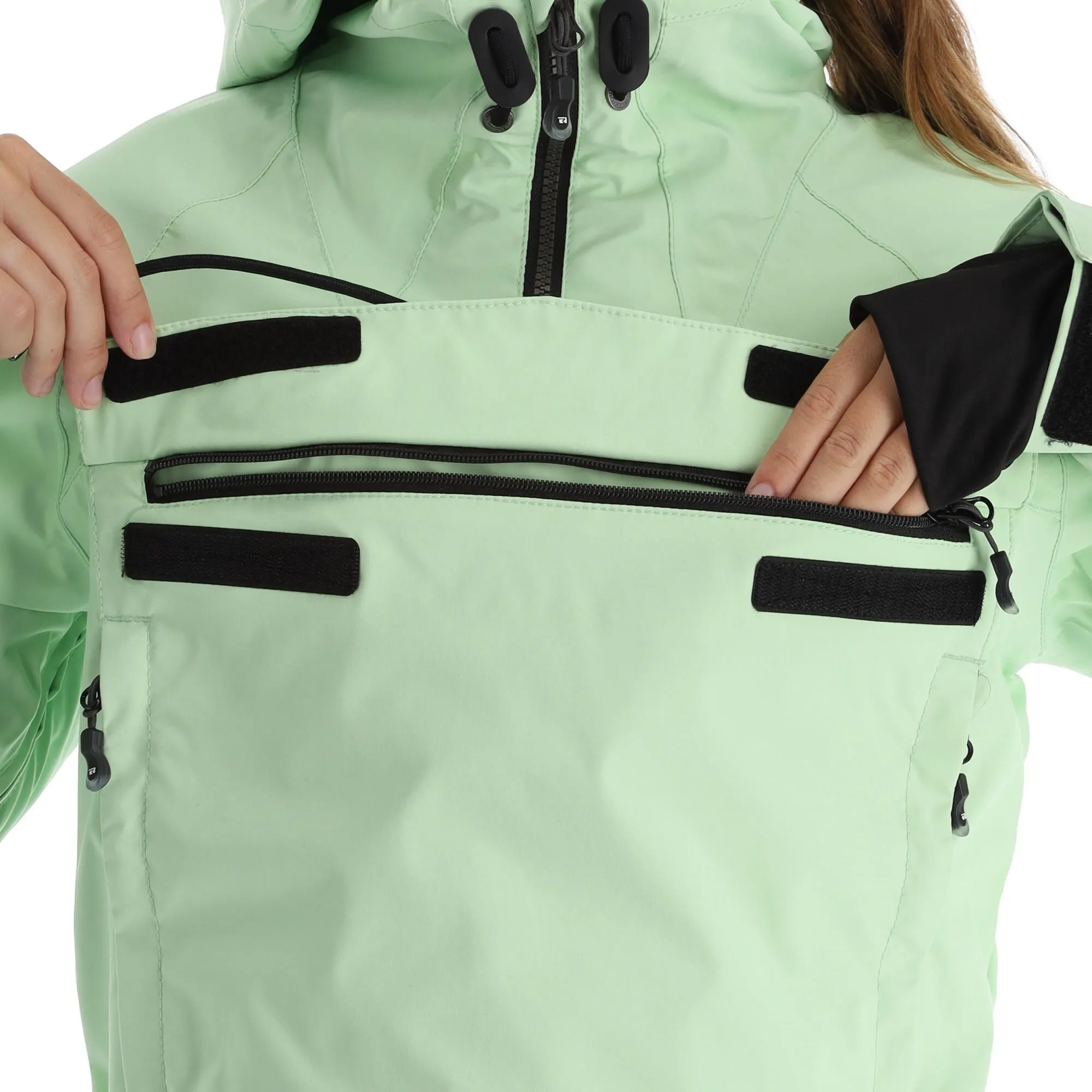 Rehall, Ziva-R Anorak D'hiver Femmes Pastel Vert 10 Rehall, Ziva-R Anorak D'hiver Femmes Pastel Vert – Image 8