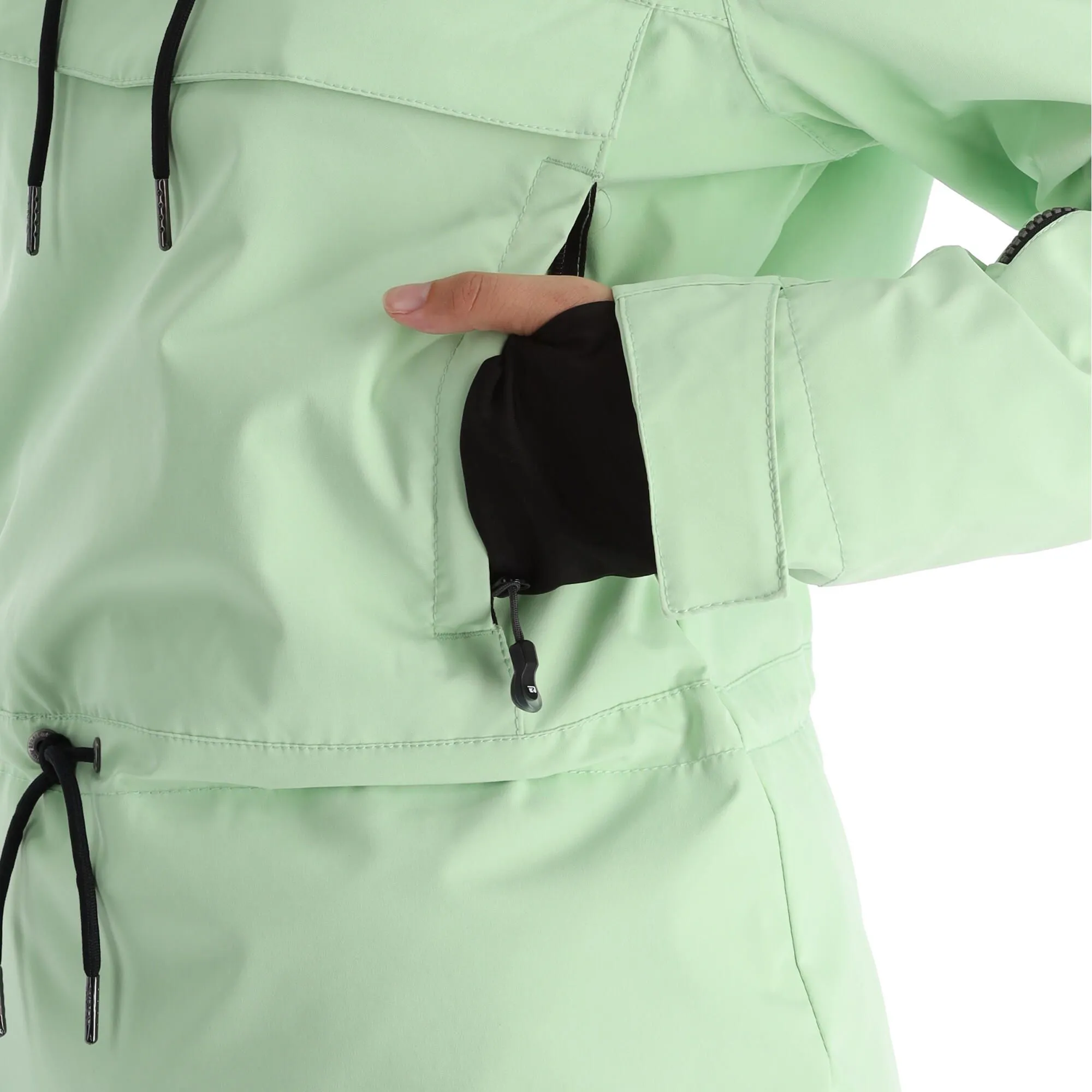 Rehall, Ziva-R Anorak D'hiver Femmes Pastel Vert 11 Rehall, Ziva-R Anorak D'hiver Femmes Pastel Vert – Image 9