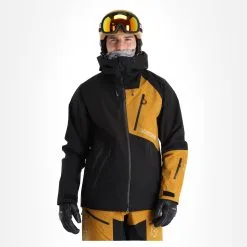 Rock Experience, Ice Thriller Veste De Ski à Coque Dure Hommes Caviar Golden Brun