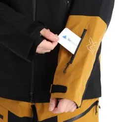 Rock Experience, Ice Thriller Veste De Ski à Coque Dure Hommes Caviar Golden Brun -ColourWear Soldes rock experience ice thriller ab hardshell jas heren caviar golden 22rocke102v1 BI 07
