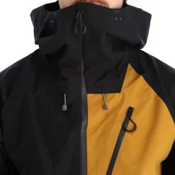 Rock Experience, Ice Thriller Veste De Ski à Coque Dure Hommes Caviar Golden Brun -ColourWear Soldes rock experience ice thriller ab hardshell jas heren caviar golden 22rocke102v1 BI 10