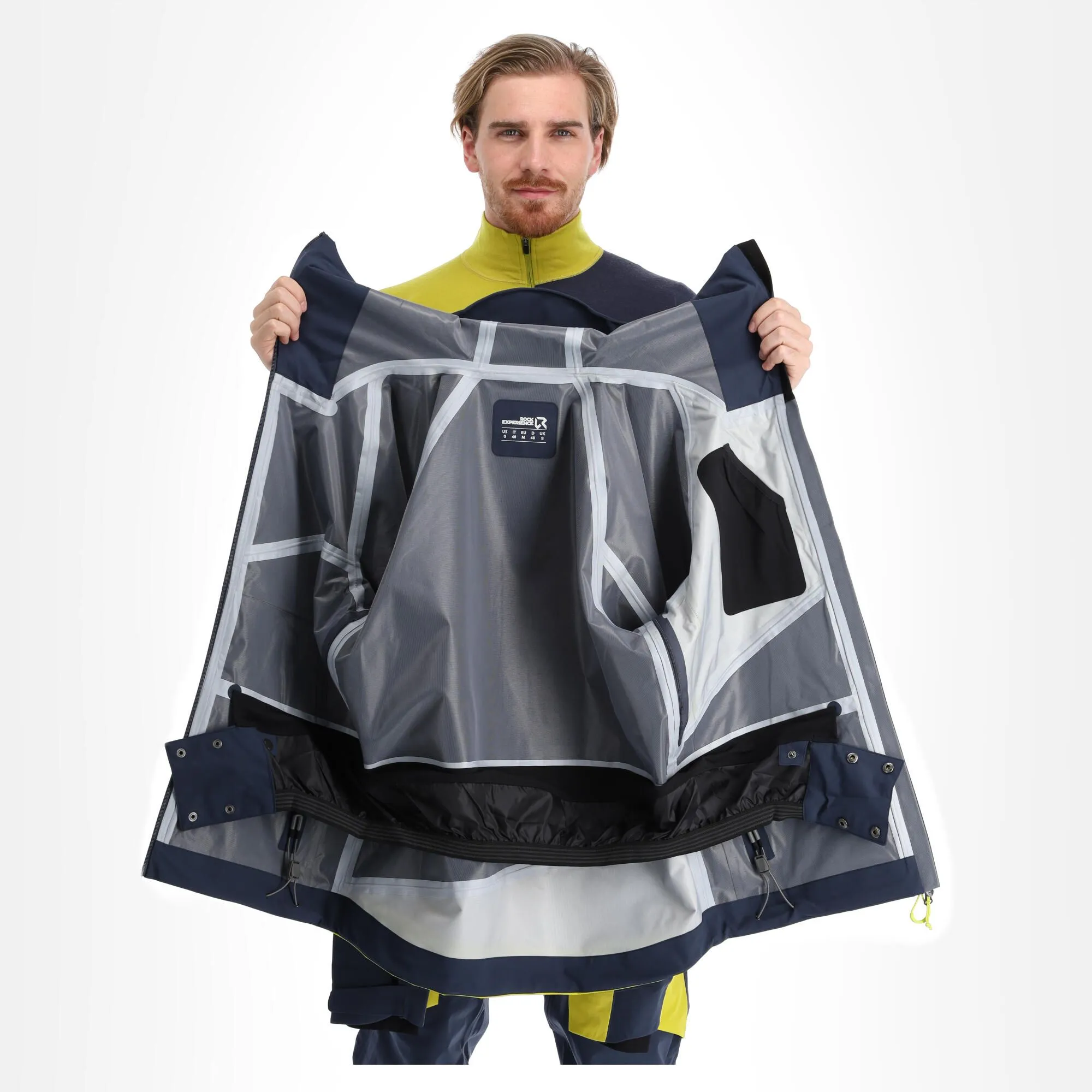 Rock Experience, Ice Thriller Veste De Ski à Coque Dure Hommes Citronelle Nights Bleu 7 Rock Experience, Ice Thriller Veste De Ski à Coque Dure Hommes Citronelle Nights Bleu – Image 5